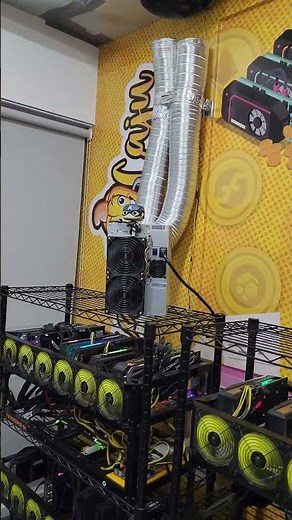 ⛏️🔥 TIRANDO O AR QUENTE DA ASIC DA SALA DE MINERAÇÃO - ASIC ICERIVER KS1 KASPA