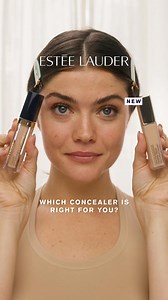 Concealer dilemma? We’ve got options. ✨ Futurist Skincealer: Hydrates brightens with skincaring ingredients for a fresh, luminous look. ✨ NEW Double Wear Concealer: Crease-resistant, long-wearing, and flawlessly blurred. | Estee Lauder