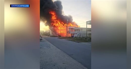 Wind Fans Massive Flames to Houses in Surf City, NC