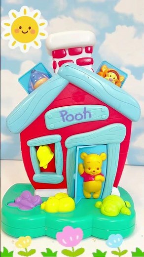 Winnie The Pooh Pop-Up Toy House! #cutetoys #popuptoys