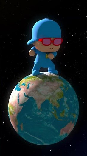 ☀️ Let's Dance AROUND THE SUN 🕺 | Pocoyo English | Dancing for Kids #shorts #pocoyo