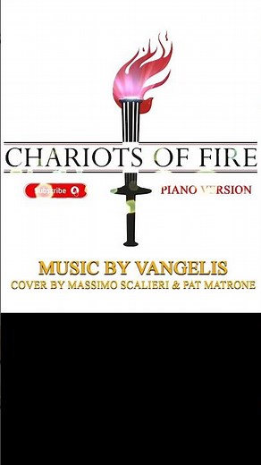 Chariots of Fire - Main Theme, Piano Version, Vangelis, Cover Massimo Scalieri & Pat Matrone #shorts