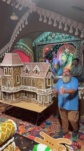 The Gingerbread House is being installed…years in the making.❤️ | Castle Noel