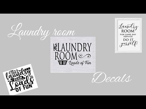 Laundry Room Decals ||welcome to bloxburg|| CloudyyRainbow