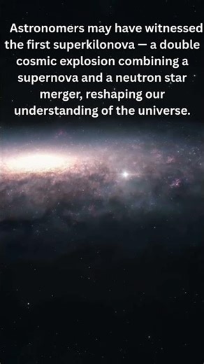 Double Cosmic Explosion First Ever Superkilonova ? - 2