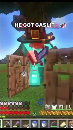 He fell for the oldest trick... 💀 #minecraft