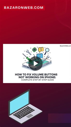 #iphonefix #volumebutton #iossupport #techtips #iphonerepair #applehelp #smartphonetroubleshooting | Bazaronweb