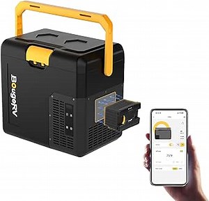 Portable 12V Refrigerator, 22 Quart Compressor Electric Cooler, 12V Fridge -4℉-68℉, Portable Freezer for Camping, RV, Outdoor