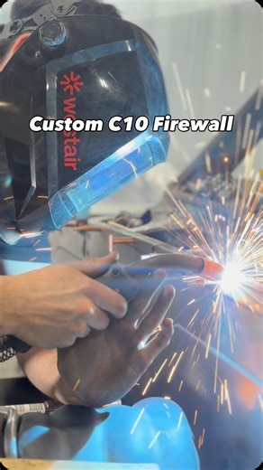 9.8K views · 5 comments | The process of creating a custom firewall for this C10 . . . . #restomod #c10 #welding #metalwork #beadrolling #fabrication #cars #customshop | Big Kid Custom Rides | Facebook