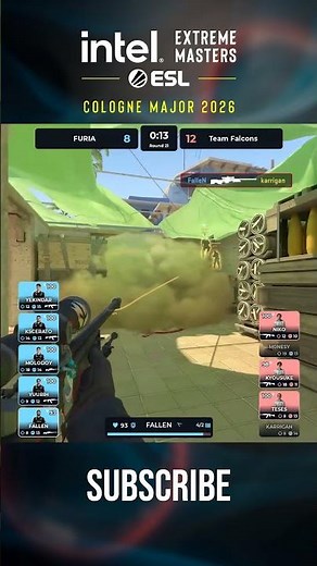 B SITE DEFENSE — FalleN shoots one and KNIFES another #esl #colognemajor #cs2