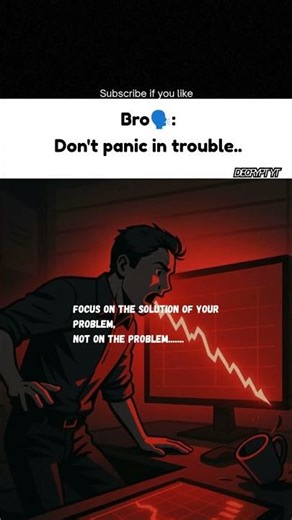 Don’t Panic, Focus on the Solution 💯 | Motivation shorts #motivation #shorts