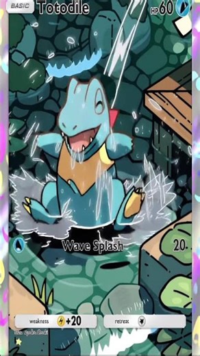 Totodile Wave Splash 💦 60HP Water Power Awakens!