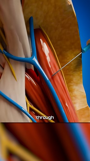 Ever wondered why you get a blue-yellow bruise after an injection? It’s not because the nurse “hit the wrong spot” — it’s actually normal physiology. Sometimes the needle enters and exits a tiny vein, leaving two microscopic holes. Before your body can seal them, a small amount of blood leaks into the surrounding tissue. That trapped blood sits under your skin and forms a dark bruise. As your body breaks it down, the color changes from blue → purple → green → yellow, which is why the bruise fade