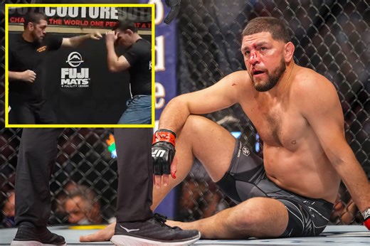 ‘I love this’ – Nick Diaz returns to training after health scare as best friend shares sparring footage with UFC legend