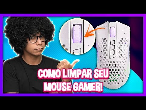 COMO LIMPAR SEU MOUSE CORRETAMENTE?!🚀😎 TUTORIAL de como fazer a LIMPEZA sem DANIFICAR seu MOUSE!!