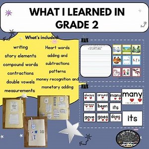 What I learned in Grade 2