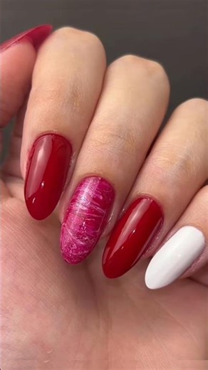 Stunning Red Nail Art ❤️ #RedNails #NailArt #NailDesign #Shorts #YouTube #NailInspo #BeautyShorts