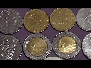 Old Italian Lire Coins 1949 - 1988 #numismatics #coins #lire #italy