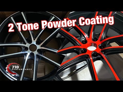 How to Powder Coat 2 Tone Wheels