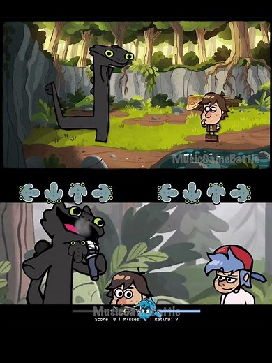 Toothless Dance Meme Mod - How To Train Your Dragon Recap Cartoon - Friday Night Funkin' Game
