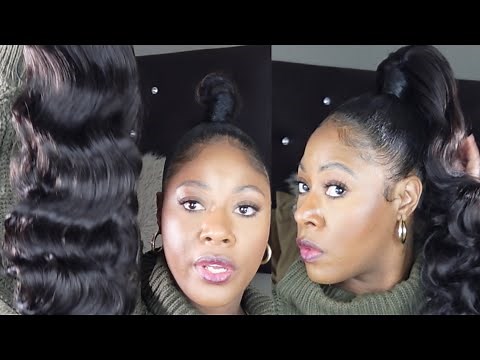 How I install Drawstring Ponytails!! *MUST SEE VIDEO* Will Change your Life! | MakeupMesha