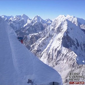 513K views · 4.9K reactions | WATCH: Drone and bodycam footage captures 28-year-old Austrian mountain climber David Lama scaling Lunag Ri in the Himalayas, one of the highest unclimbed peaks left in Nepal; he's the first person ever to successfully complete the ascent. | CBS Evening News | Facebook