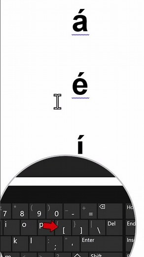 How to add accents on the keyboard #accents #keyboard