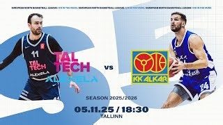 Video TalTech – Alkar. Full match record (Basketball. ENBL) / 5 November