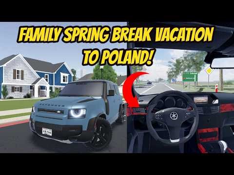 *HUGE* Greenville Wisconsin Family Spring Break Plane Vacation to Poland Roblox Roleplay