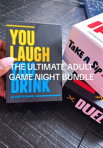If your game nights have been dry… THIS is your sign 😂🔥 I’m adding all three of the wildest adult drinking games TikTok has been talking about: 🍻 Take A Sip If… — exposes everybody in the room 😭 🤣 You Laugh You Drink — if you crack a smile… sip! ⚔️ Duel Drinking Game — challenges, battles, and pure chaos 💀 Together?? BABY… game night turned into a WHOLE comedy show 😂🔥 Perfect for girls’ night, couples, parties, holidays, or anytime you want the room crying laughing. Grab them while they’