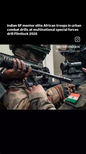Indian SF mentor elite African troops in urban combat drills at Flintlock 2026 #shorts #defencenews