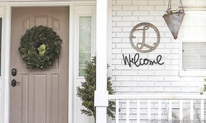 3.9K views · 17 reactions | Check out how I created grey weathered wood on our new Monograms!! it is so easy!! Get your monogram here https://shopstartathomedecor.com/products/letter-monograms | Start at Home | Facebook