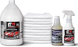 Amazon.com: TopCoat F11 Classic Prep Kit with 16 oz F11 Polish & Sealer, 1 Gallon F11 Refill, 16 oz PolyWash Concentrated Car Wash and 10 Microfiber Towels - For Cars, Motorcycles, RVs, Trucks and More : Automotive