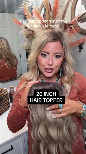 Instant Volume with Clip-In Hair Topper for Thinning Hair