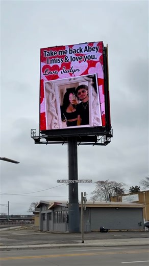 A billboard message in metro Detroit is going viral, and prompting conversation online. The digital billboard, located near I-75 and 9 Mile in Hazel Park, displays a personal message asking for someone named Abey (the man’s nickname) to come back. More coverage: Themetrodetroitnews.com | Metro Detroit News