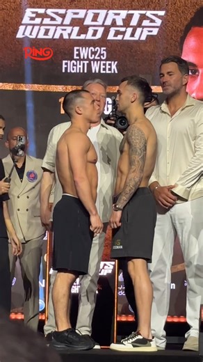10K views · 83 reactions | ⚖️ Nick Ball vs Sam Goodman weigh-in results:  Nick Ball - 126lbs  Sam Goodman - 125.1lbs Esports World Cup Fight Week 25 | Aug 16th | LIVE on DAZN  | Ring Magazine | Facebook