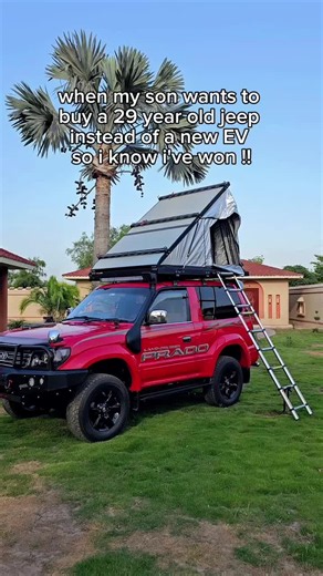 Vintage Prado Off-Road: Nostalgic 4x4 Parenting Win