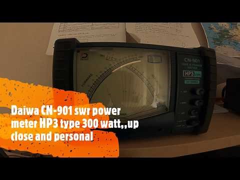 DAIWA CN-901 HP3 type, SWR AND 3000 WATT POWER METER,CLOSE UP......190 euro new..