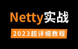 B站最良心！23年最牛的Netty实战课全套学习视频，比啃书效果好多了！