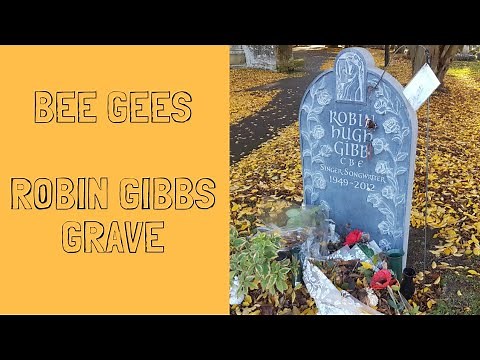 Bee Gees - Robin Gibb's burial site and home!