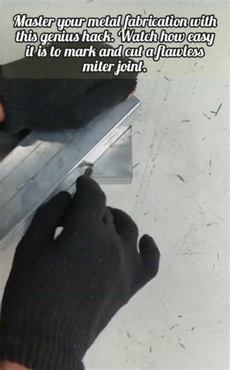 The Easiest Way To Measure Metal Miter Joints