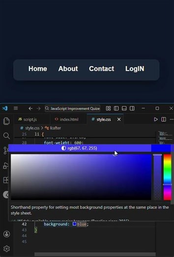🚀 Modern Animated Navbar Using Pure HTML & CSS | No JavaScript! #webdevelopment #coding #animation