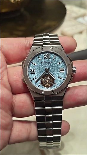 STUNNING Chopard Alpine Eagle Flying Tourbillon, In Stainless Steel Case, What An Incredible Dial!
