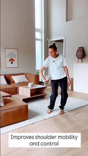 Coffee cup exercise - Shoulder mobility and control ☕️💪🏽