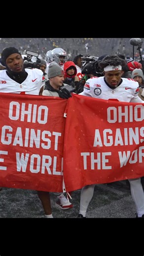 Undefeated Regular Season ✅ Big Ten Football Champ Game 🔜 Check out the postgame scene in Ann Arbor following Ohio State’s 27-9 win over Michigan 🎬 | Big Ten Network