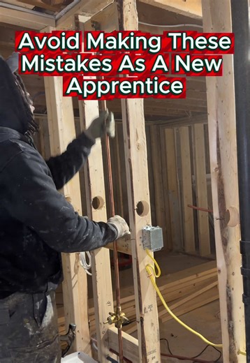 Send this to somebody you know who is starting or just started their apprenticeship journey to help them out #Plumbing #apprenticeship #construction #trades