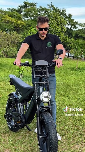 GT-20: Bicicleta elétrica estilo trilha com motor potente