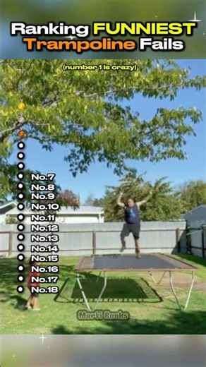 Ranking FUNNIEST Trampoline Fails | Part 2 🤣🤣 #funny #funnyshorts #fails #failsvideo