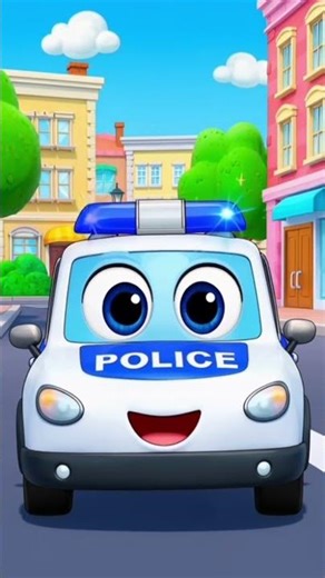 Police Car Adventure 🚓 | Fun Cartoon for Kids | Nursery Rhymes & Kids Songs #PoliceCar#KidsCartoon