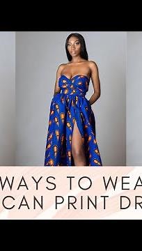 4+ Ways to Wear an African Print Convertible Infinity Multiway Dress | LAVIYE.com